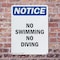 Signmission No Swimming No Diving, 7 in W x Rectangle, Plastic OS-2PACK-NS-P-710-V-14878 - alternate 6